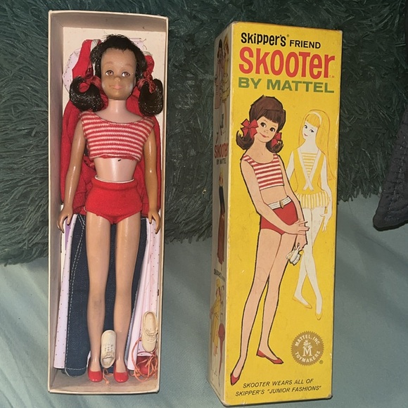 Vintage 1963 #1040 style Mattel Skipper's Friend Skooter doll. - Picture 5 of 6